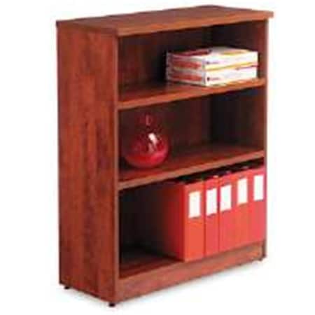 Fine-Line ALEVA634432MC Valencia Series Bookcase, 3 Shelves, Medium Cherry FI2503694